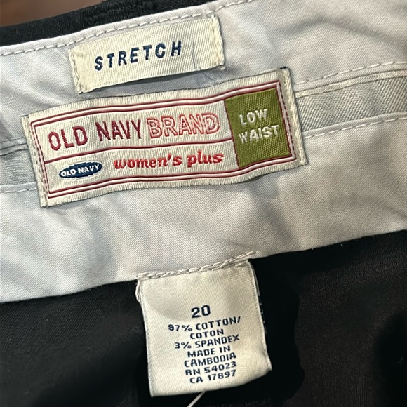 NWT Womens Old Navy Casual Plus Low Rise Stretch Pants - Picture 2 of 10